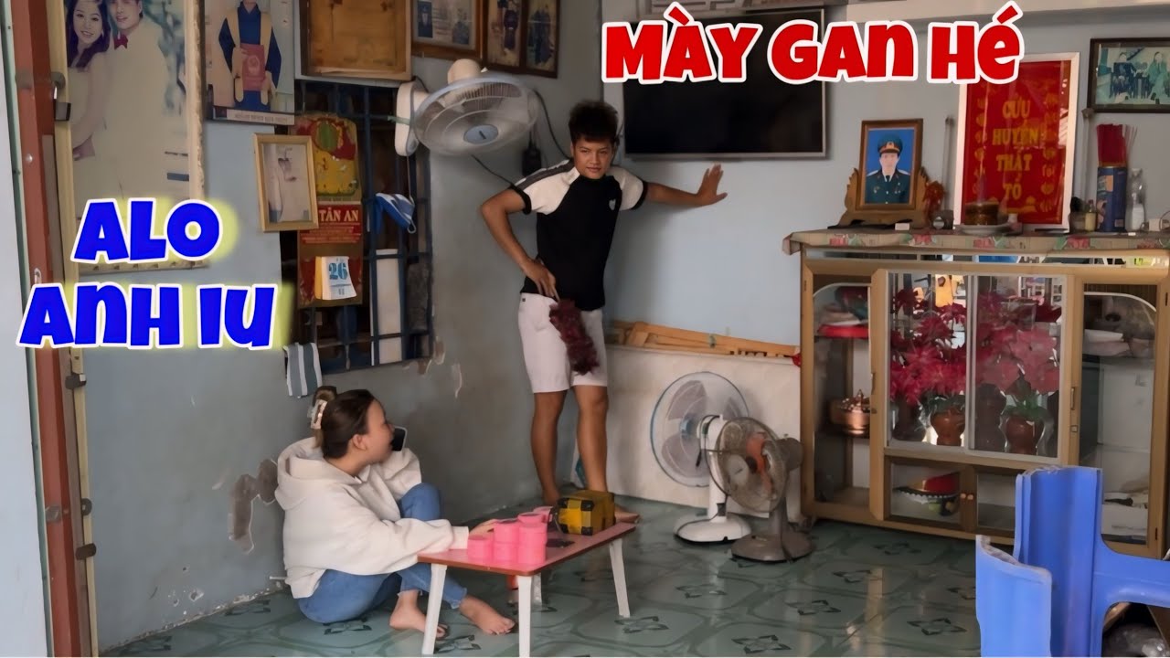 Không Những Gọi Điện Tình Tứ Mà Thằng Nghĩa Còn Bắt Tại Trận Vợ Mình Đang...