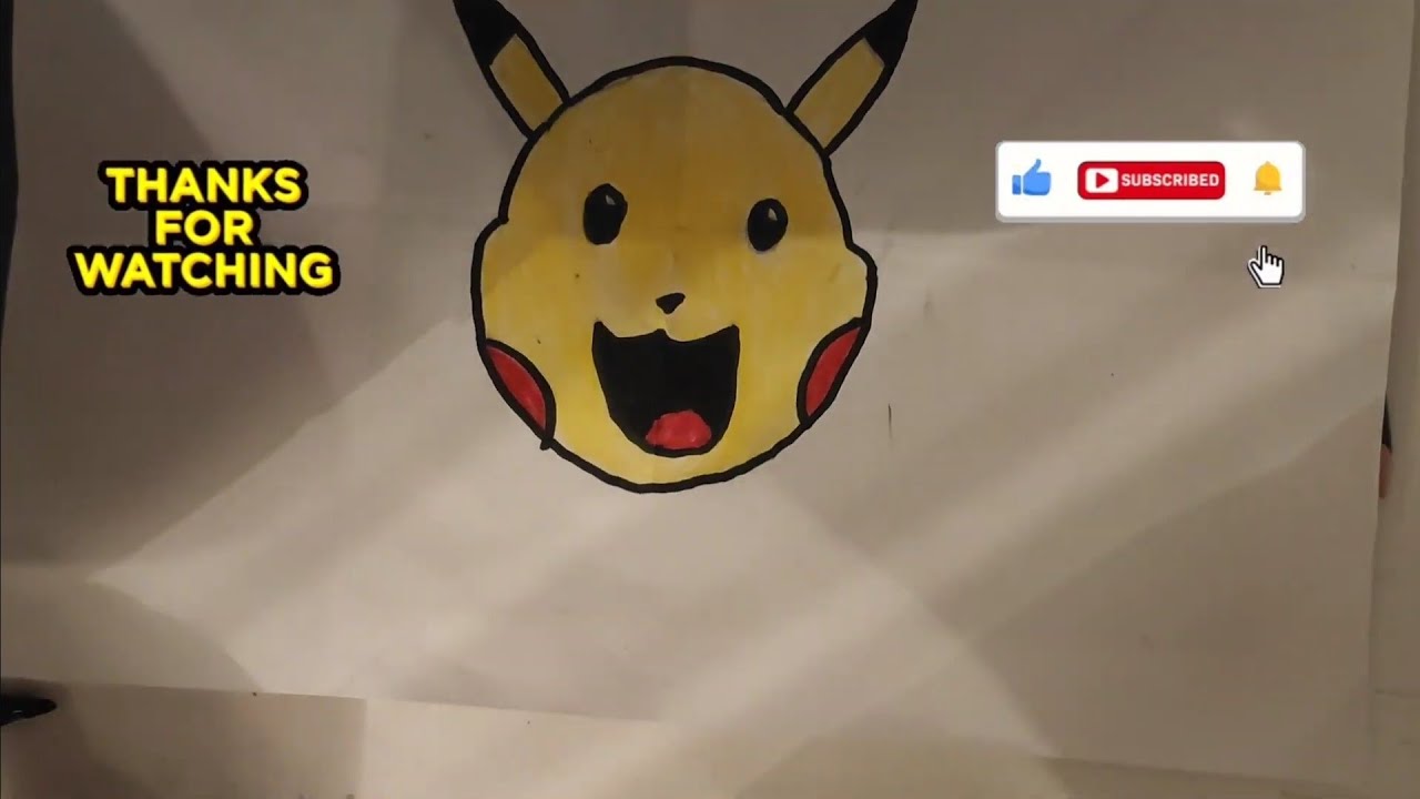 How to draw Pikachu
