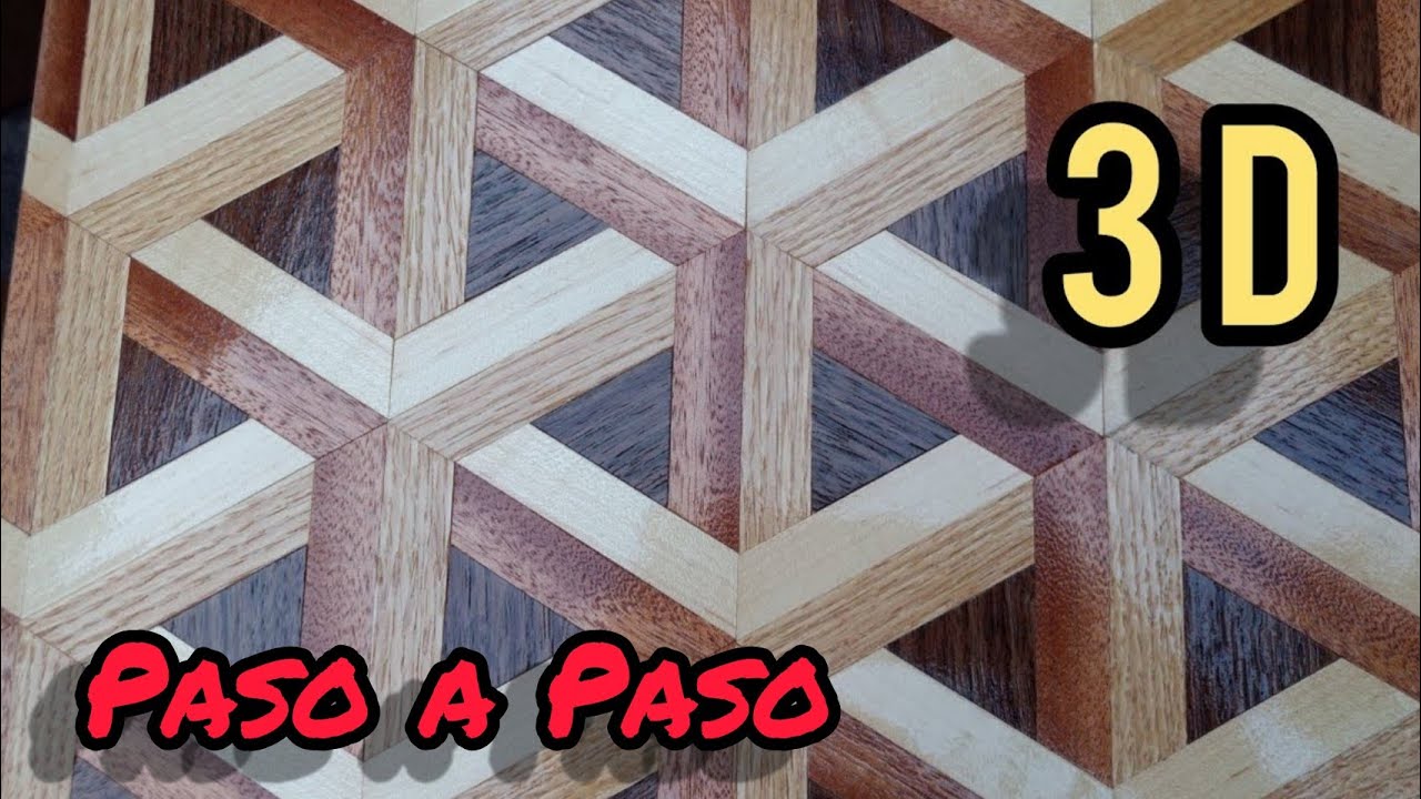 Mesa de Madera con diseño 3D
Wooden table with 3D design