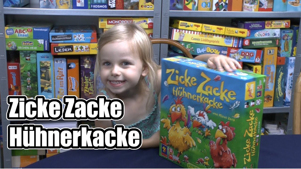 Zicke Zacke Hühnerkacke (Zoch) - ab 4 Jahre - Spiel des Jahres Sonderpreis Kinderspiel 1998