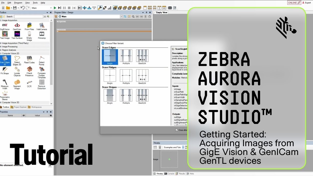 Getting Started | Acquiring Images from GigE Vision & GenICam GenTL Devices | Zebra