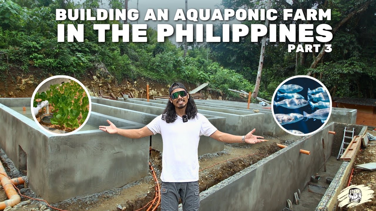 Installing Plumbing for Our Aquaponic Farm! Ep 3