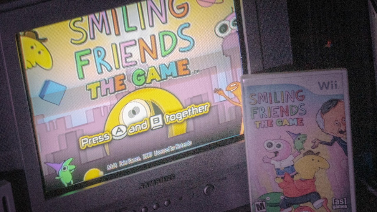 Smiling Friends The Game Wii main menu