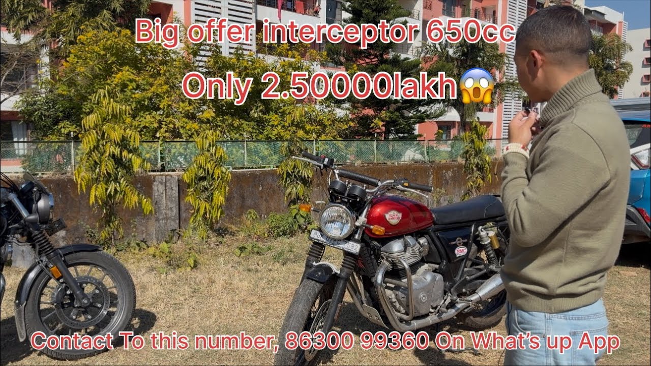 Royal Enfield interceptor 650cc big offer😱￼#tibetanvlogger #motovlog #uttarakhand 