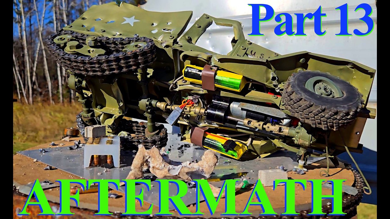 AFTERMATH 3: The End - Shooting Damage Result Destruction from Armor Piecing DIY Exploding .22 Ammo
