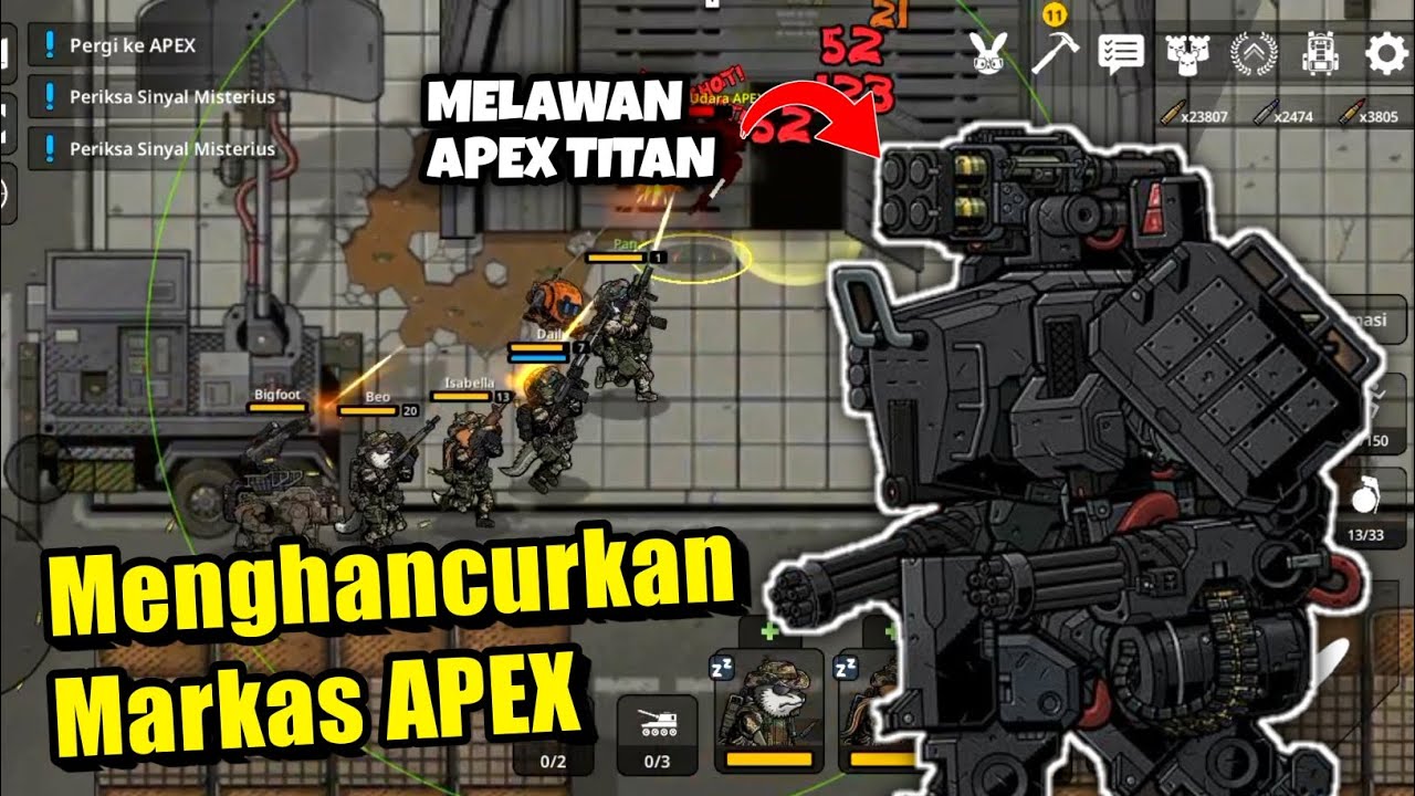 Menghancurkan Markas APEX dan Melawan APEX Titan | Bad 2 bad Apocalypse game play Indonesia