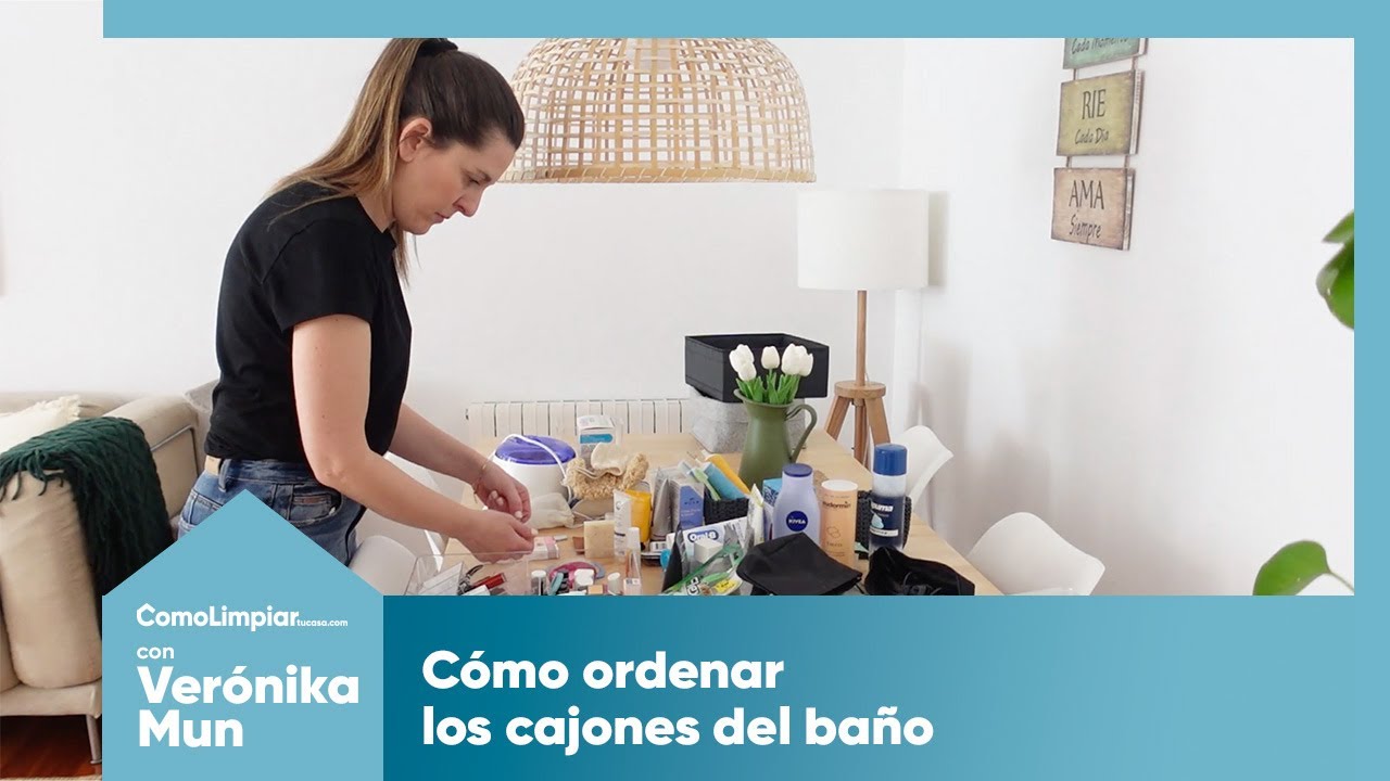 Ordenar los cajones del baño con Veronika Mun