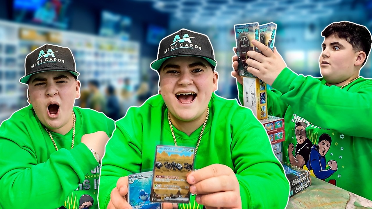Buying Pokemon Cards With MrBeast Money After Beating Bryce Harper | Bring the BOOM 💥