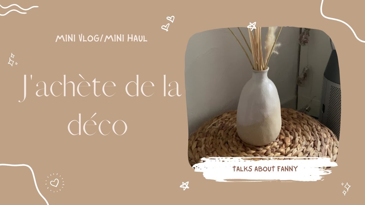 MINI VLOG/MINI HAUL : J'achète de la déco pour le futur appartement