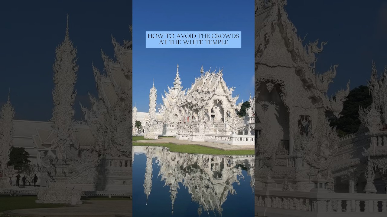Wat Rong Khun - White Temple in Chiang Rai, Thailand #shorts #traveltips