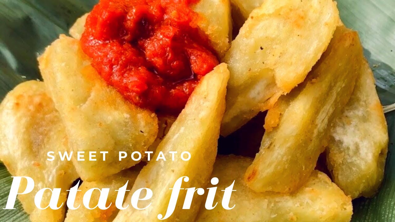 Patate douce frit