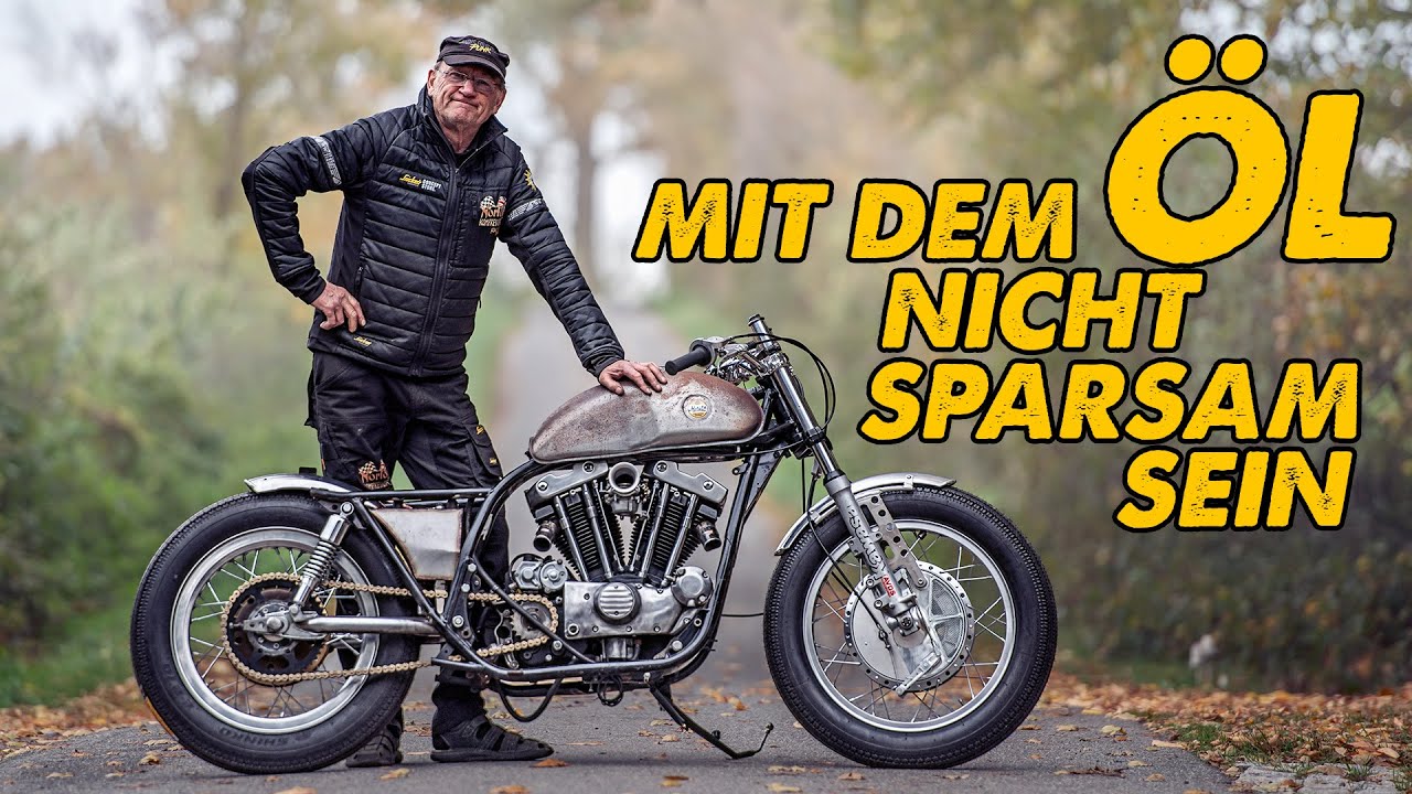Mit dem Öl nicht sparsam sein! | Harley Davidson Ironhead Sportster | Andis Funktionspunk