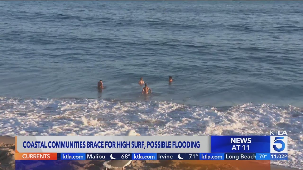 Southern California coastal communities brace for high surf, possible flooding