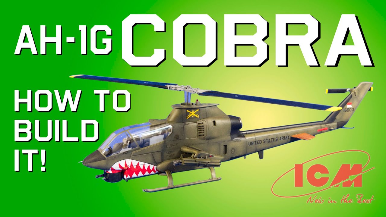 ICM NEW AH-1G COBRA!! Как это сделать.