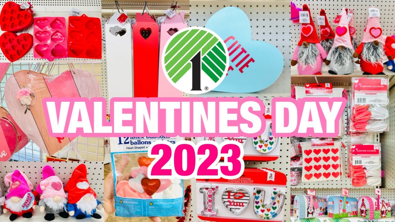 DOLLAR TREE VALENTINES 2023 | VALENTINES DOLLAR TREE SHOP WITH ME 2023