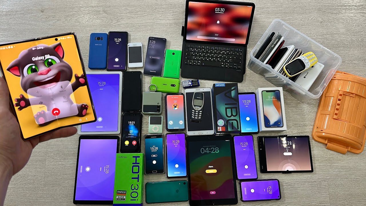 My Cool Collection of Alarm Clocks from Phones in a Box Xiaomi Pro/Iphone Pro /Samsung Pro/ Redmi