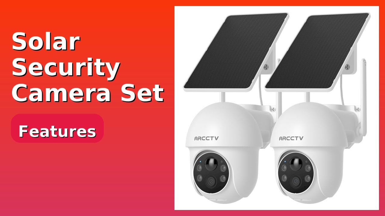 REVIEW (2026): Solar Security Camera Set. Features.