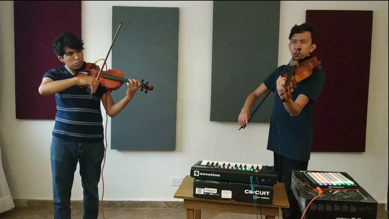 Ableton live | violin viola launch pad | Lalo Cifuentes | Leonardo Ponce