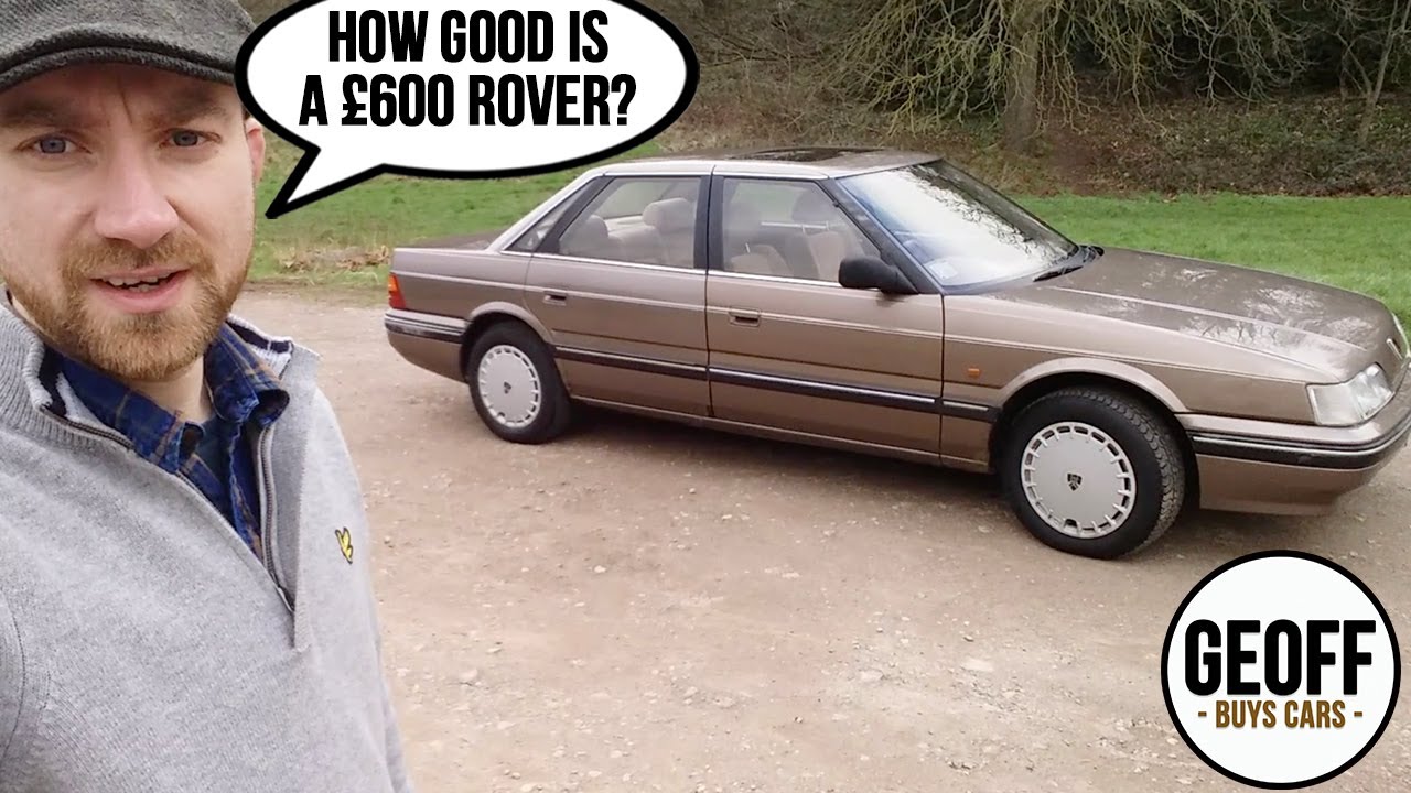1989 Rover 827 V6 Review - British Luxury with Velour - Buy it, Try it, Sell it with Geoff Buys Cars