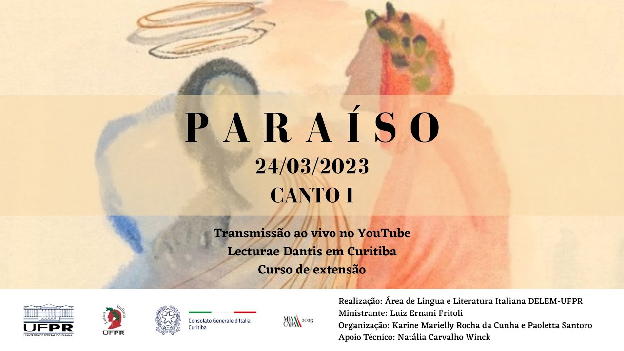 24/03/2023 - CANTO I - PARAÍSO