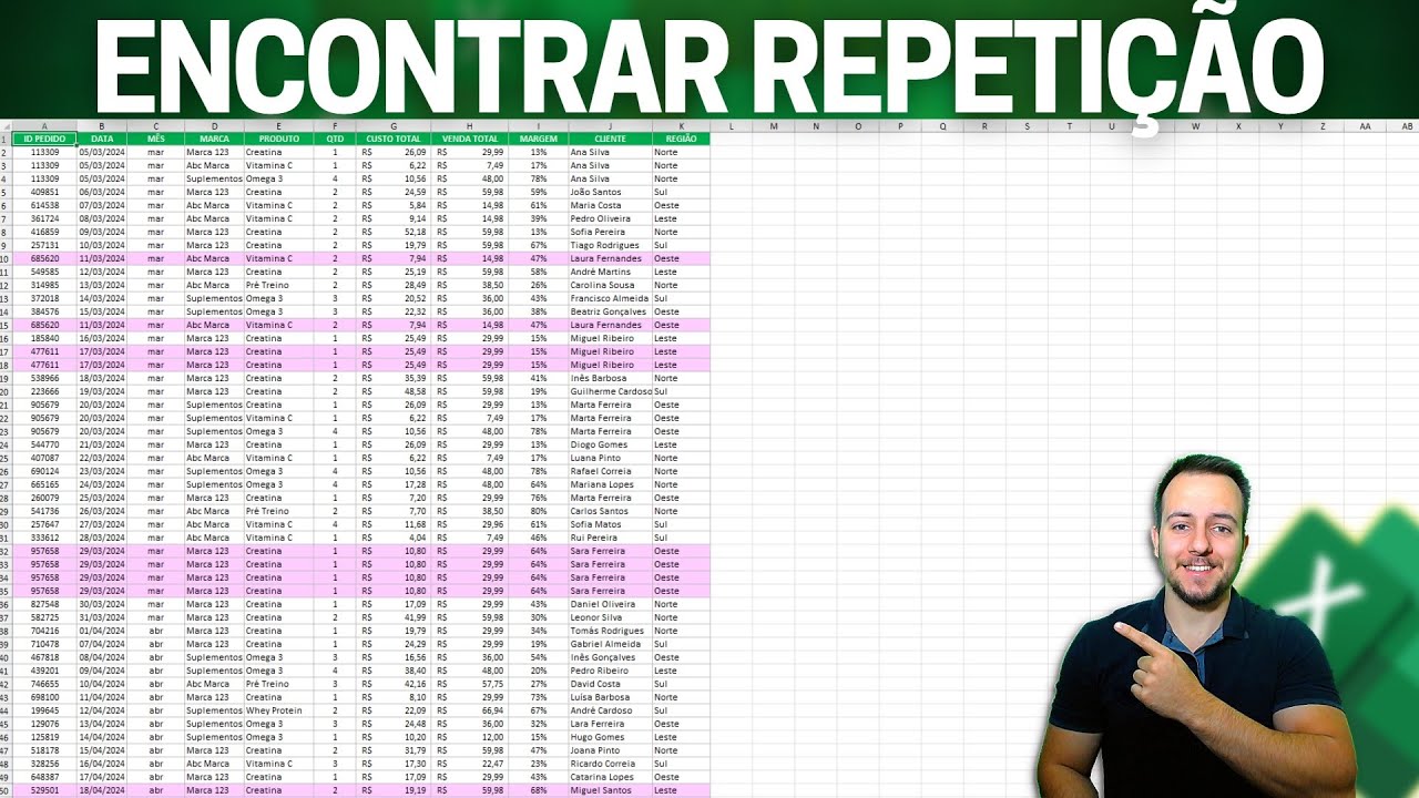 Como Encontrar e Remover Valores Duplicados no Excel | 2 Exemplos Pr&aacute;ticos