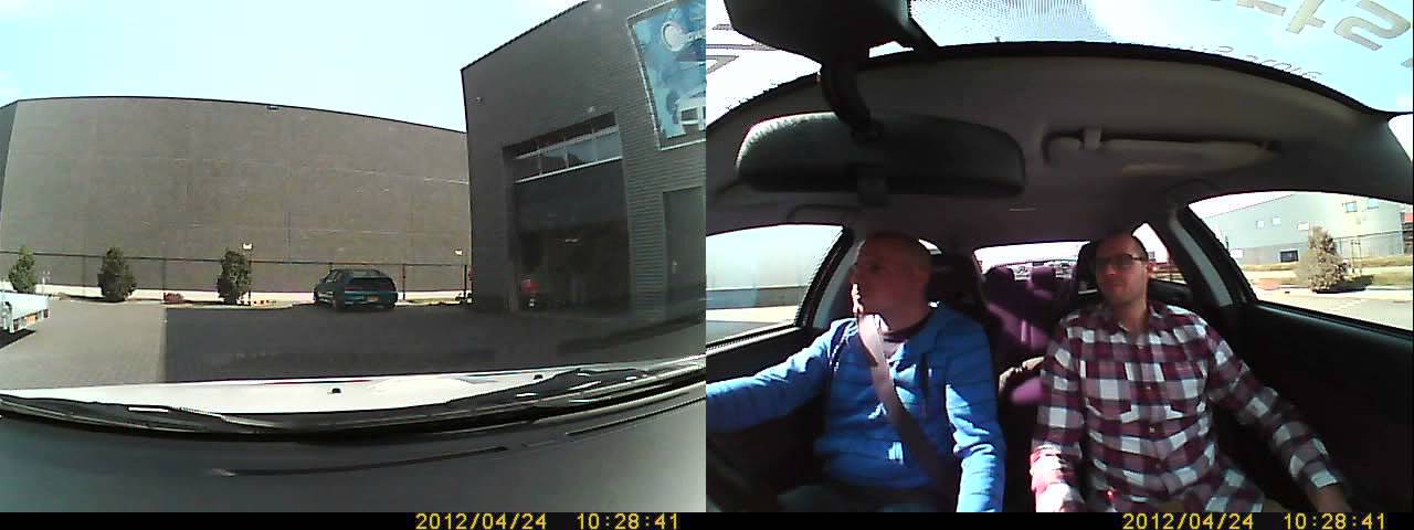 DashcamCenter.com - RDC5 Dashcam / Car DVR VGA Dual Camera incl GPS 3000-Serie - Quick Test