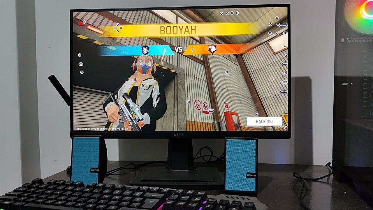 FREE FIRE PC 🖥️ HANDCAM GAMEPLAY RYZEN 3400G | 90 FPS