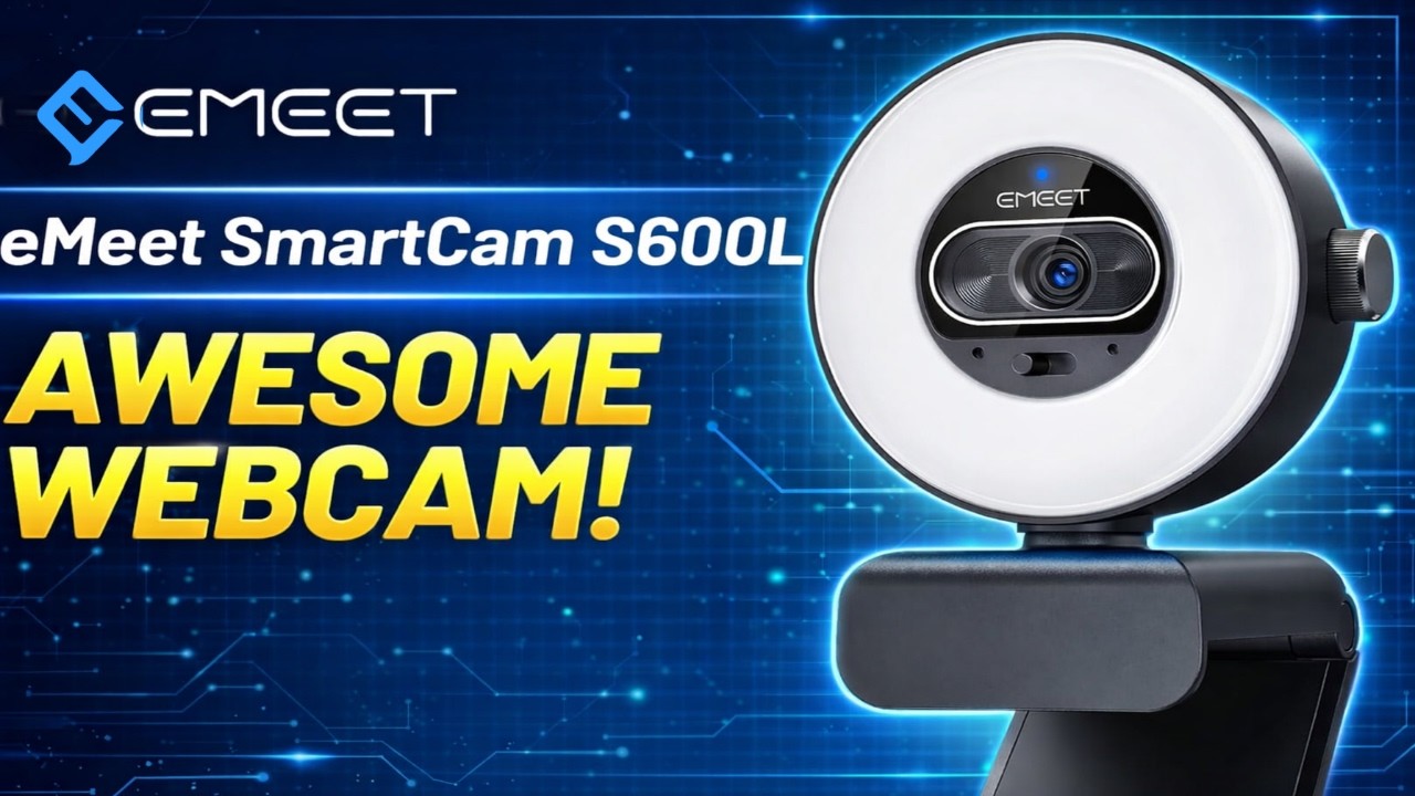 Stop Overpaying for Webcams!!  EMEET S600L Review