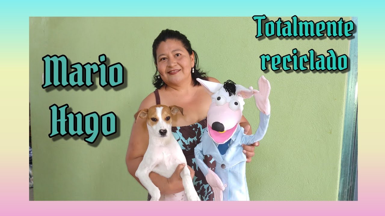 Cómo hacer a Mario Hugo de 31 minutos, utilizando materiales reciclados, tienes que ver cómo lo hice