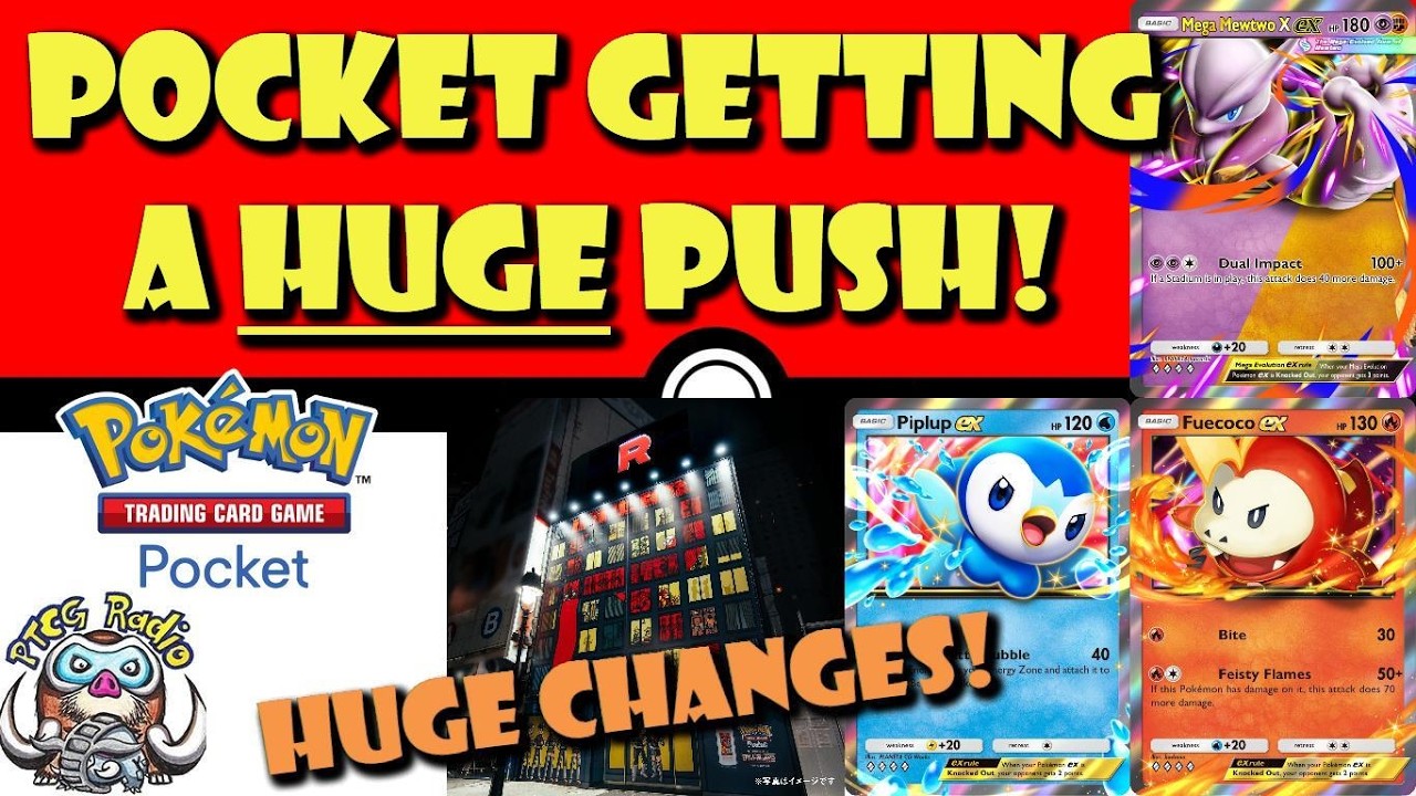Pok&eacute;mon TCG Pocket ждет БОЛЬШОЙ апдейт! Двойные типы, стартовые покемоны ex! (Новости Pokemon TCG)