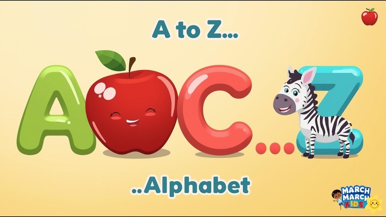 A to Z Alphabet for Kids | Learn Letters & Words
