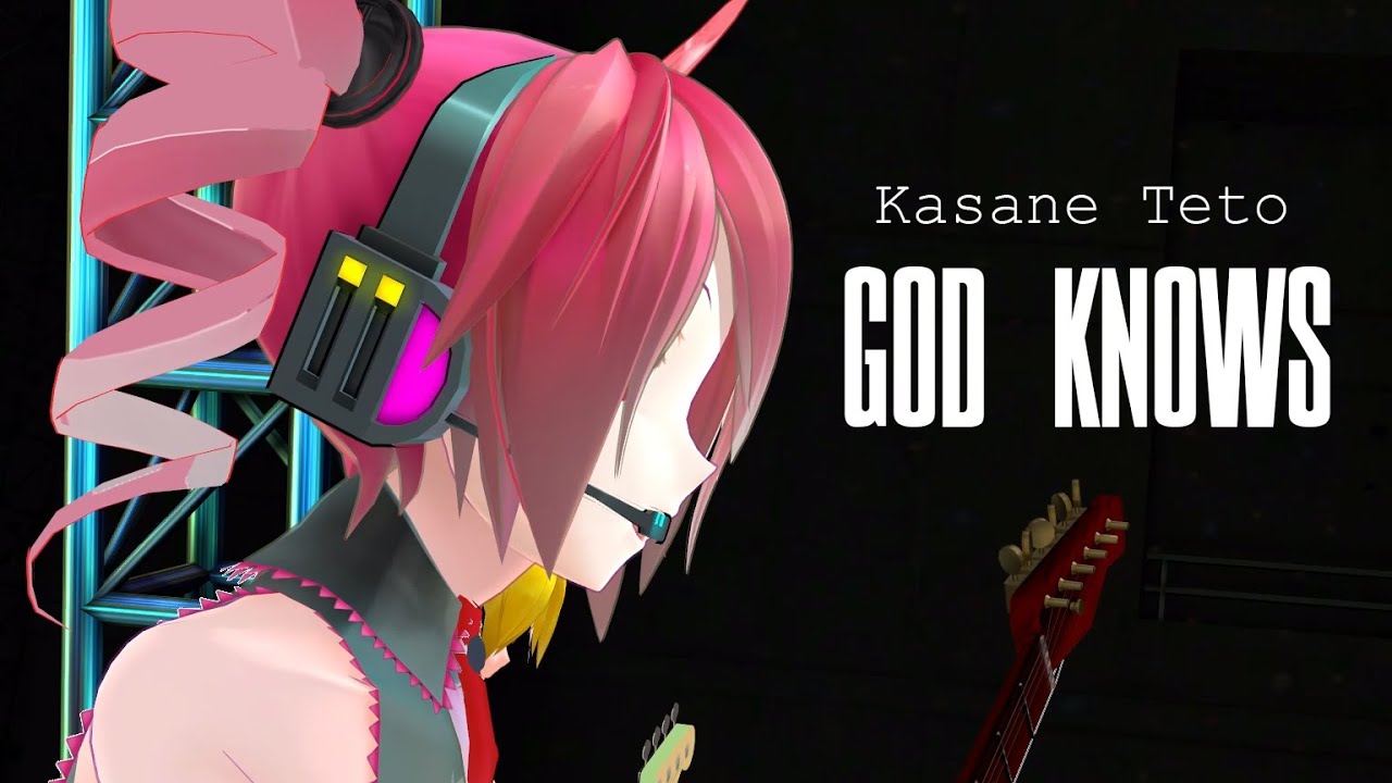 [MMD] Kasane Teto - God Knows Cover (Live ver.) #synthesizerv #kasaneteto #godknows #suzumiyaharuhi
