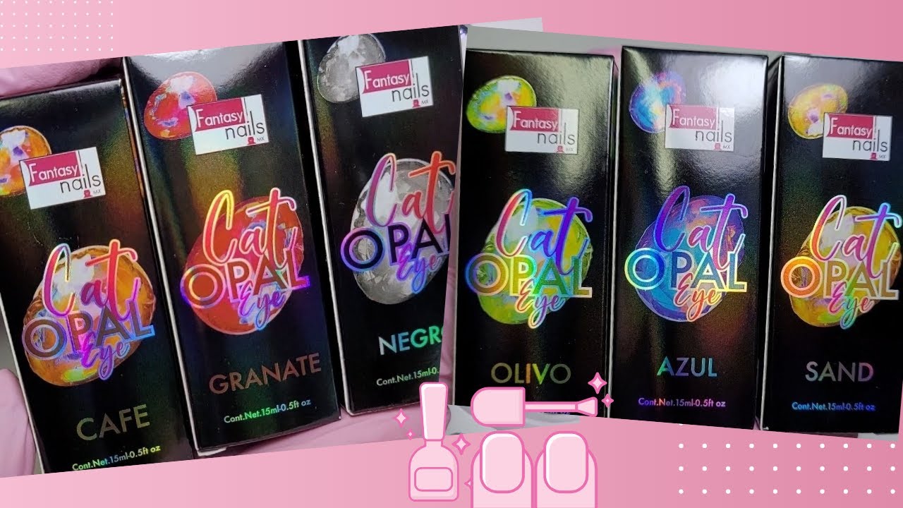 Probé gel CAT OPAL de fantasy nails