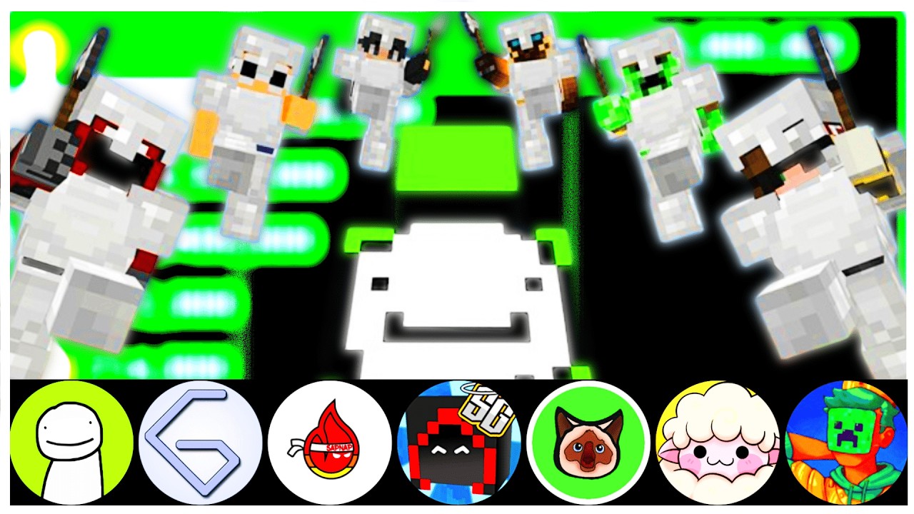 ALL Dream Team Members (Minecraft Speedrunner Vs Hunters): YouTube Subscriber History