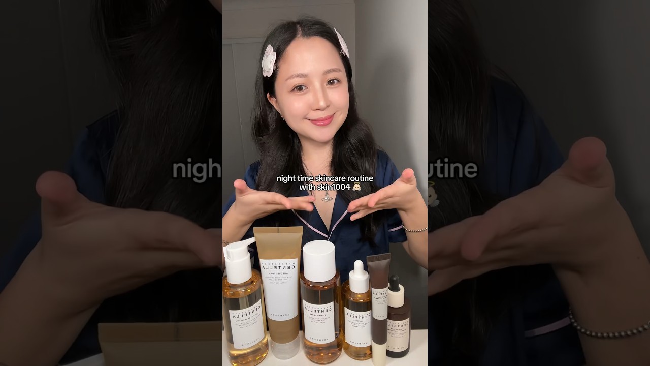 GURWM - night time routine with skin1004 🌙🫧 