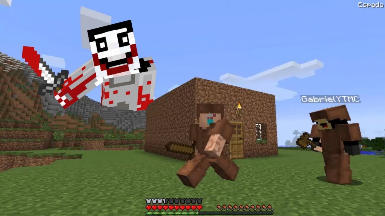 DOS VESINOS NOOB ENCUENTRAN EL ESCONDITE DE JEF EL KILLER ! MINECRAFT TROLL