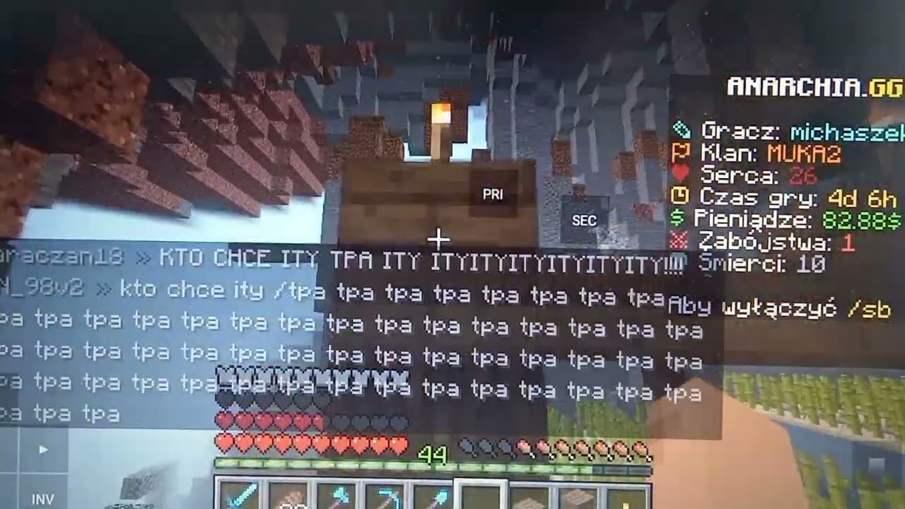 Powiększą farmę trzciny na anarchii.gg
