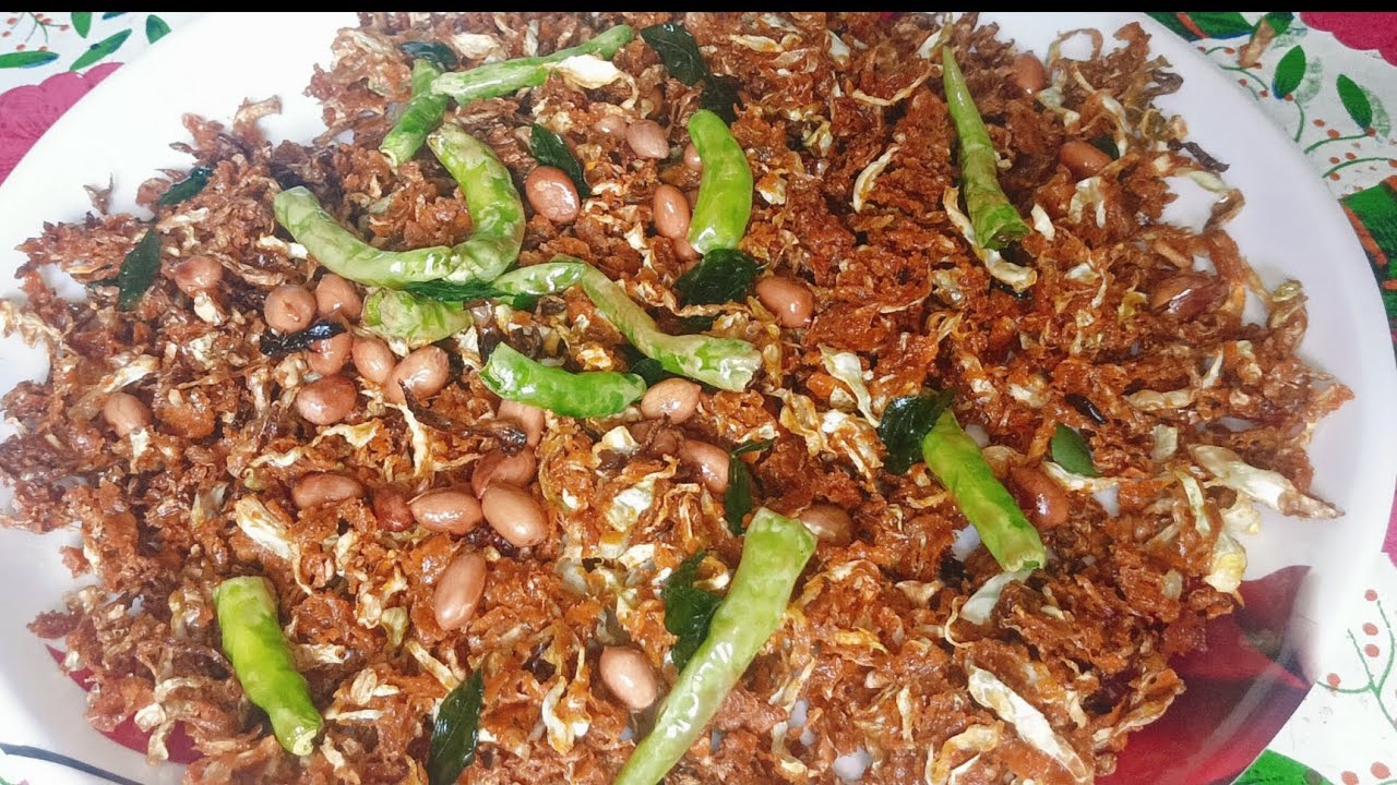 कैब्बेज फ्राई या कैबेज 65 इवनिंग स्नैक्स CABBAGE 65 EVENING SNACKS