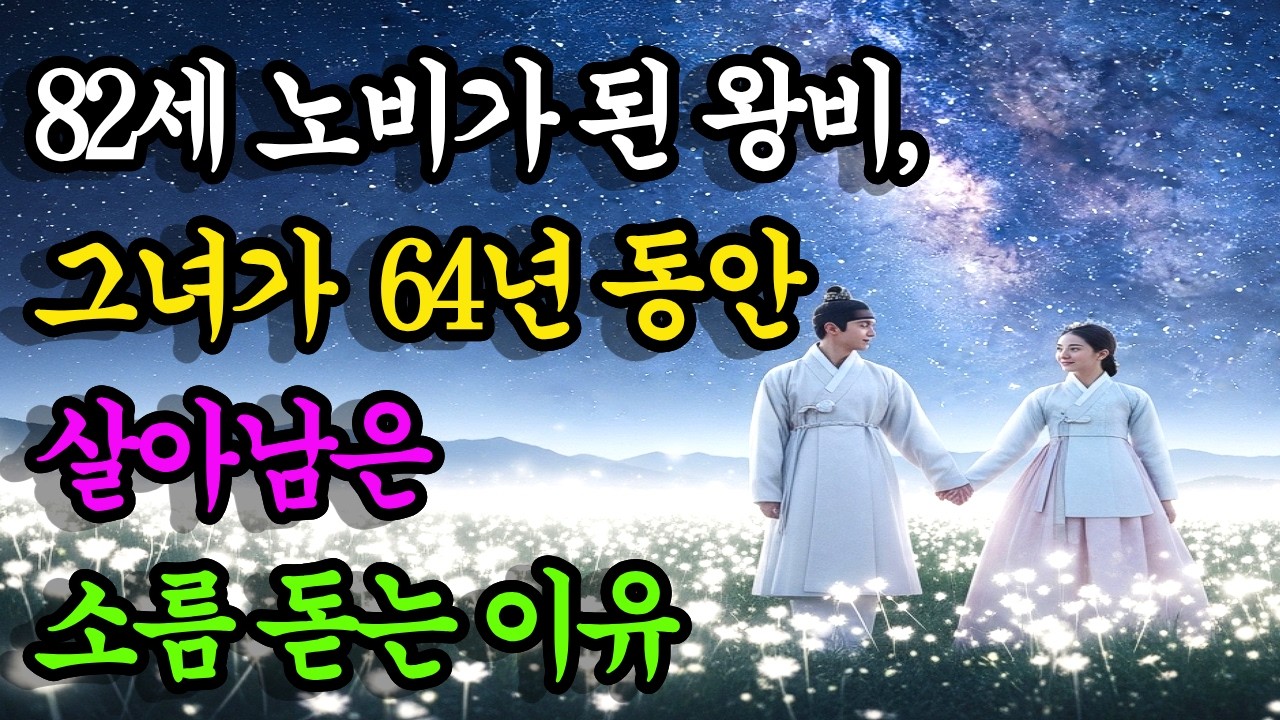 82세 노비가 된 왕비, 그녀가 64년 동안 살아남은 소름 돋는 이유 | 조선역사 | 설화 | 야담 | 오디오북 | 단종