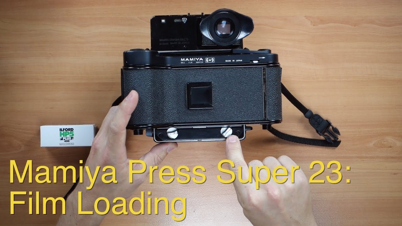 Mamiya Press Super 23 || Загрузка плёнки