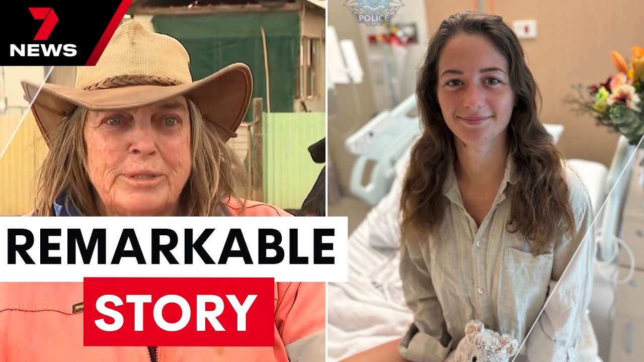 Farmer's incredible story of how she stumbled upon lost backpacker | 7NEWS