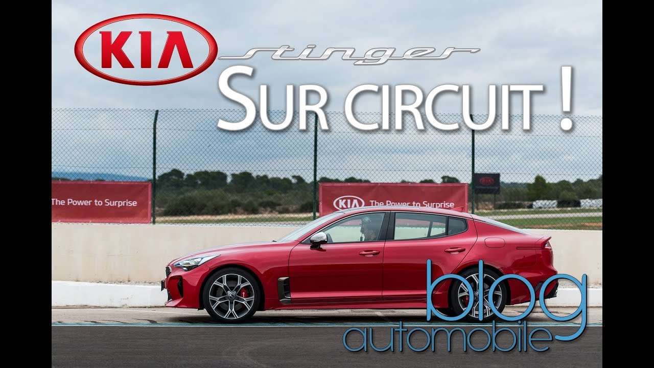 Sur Circuit en Kia Stinger V6 !