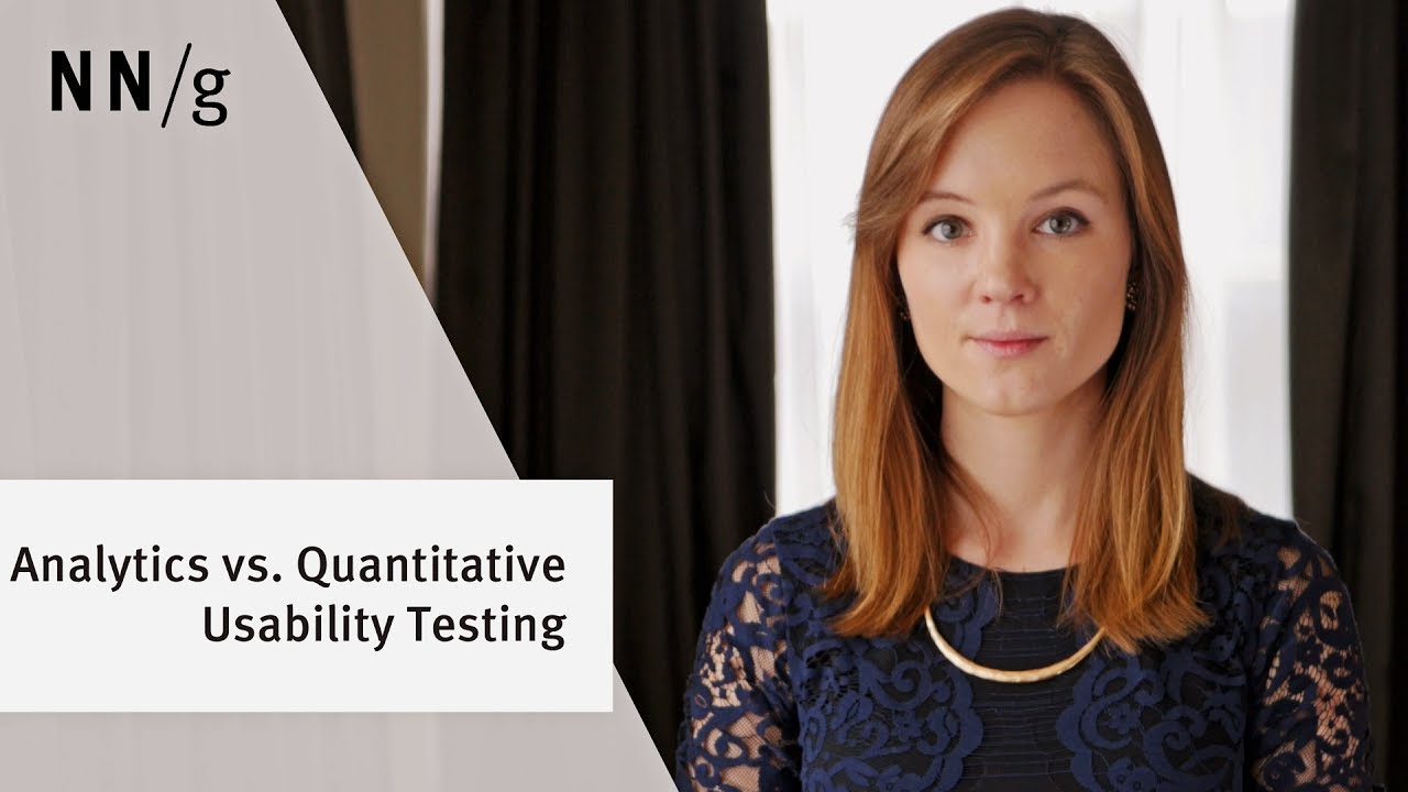Analytics vs. Quantitative Usability Testing