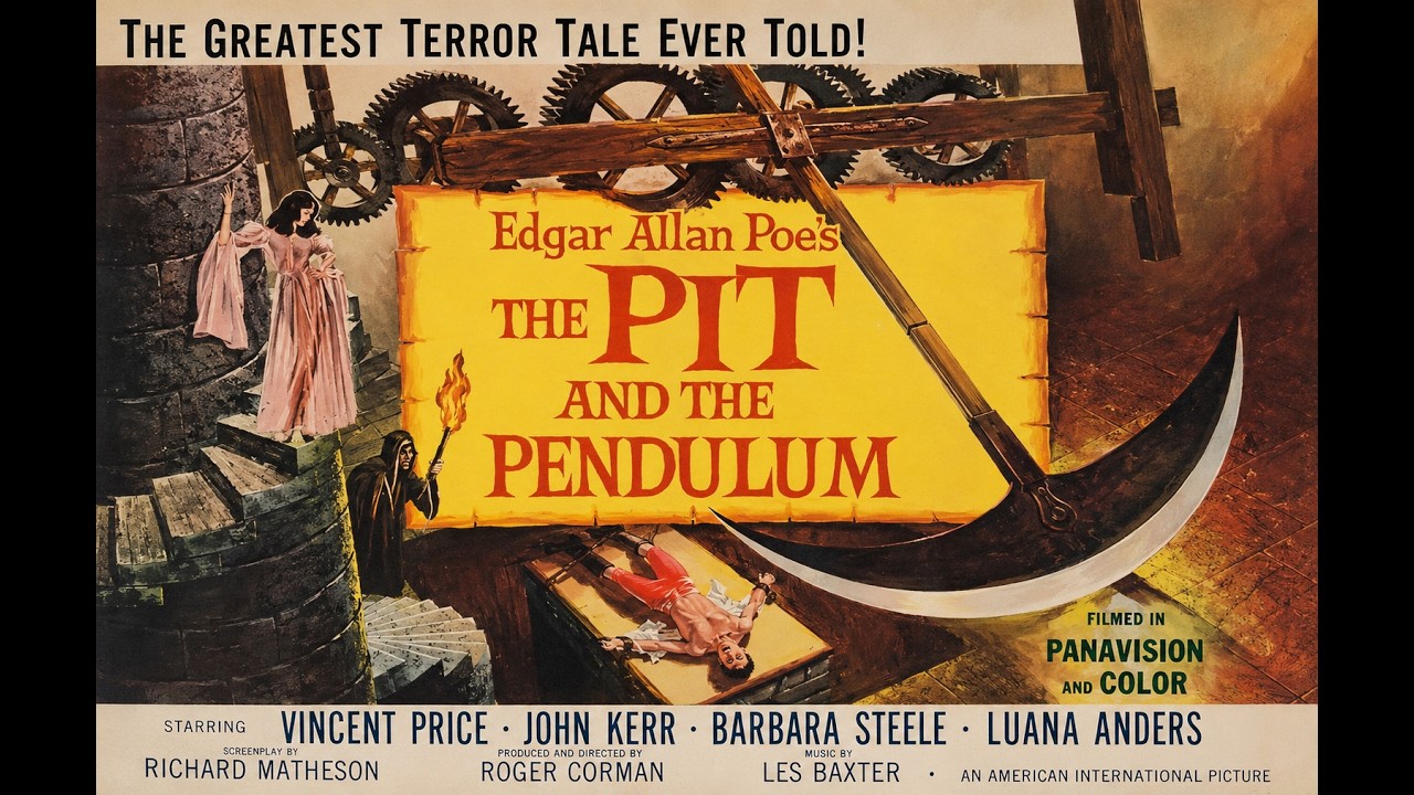 Pit and the Pendulum (1961) Official Trailer | Vincent Price & Barbara Steele