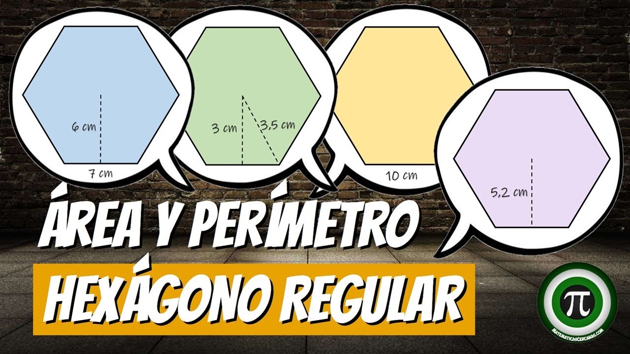 ÁREA Y PERÍMETRO DE UN HEXÁGONO REGULAR