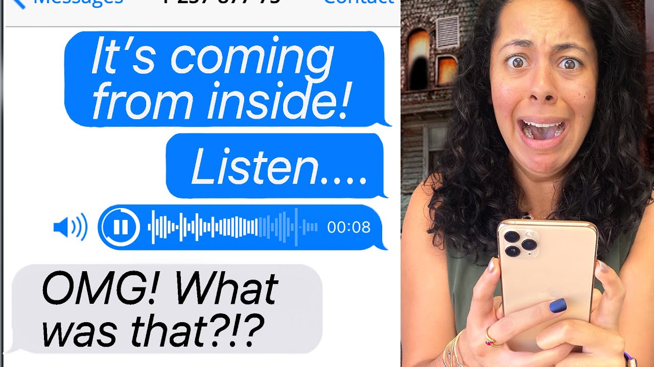 I Broke Into An Abandoned Haunted House! *Voice Memos From Inside!!* (Scary Text Message Story