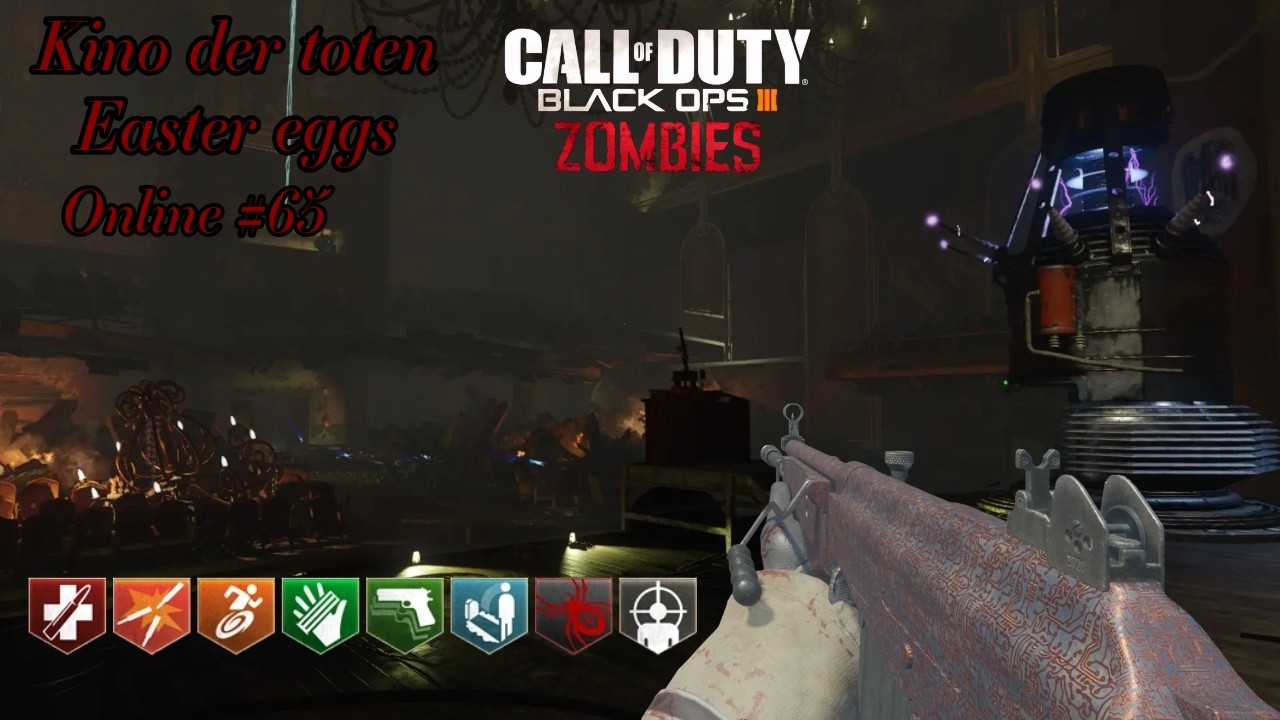 Online plays #65: Call of duty Black ops 3. Zombies - Kino der toten (Easter eggs)