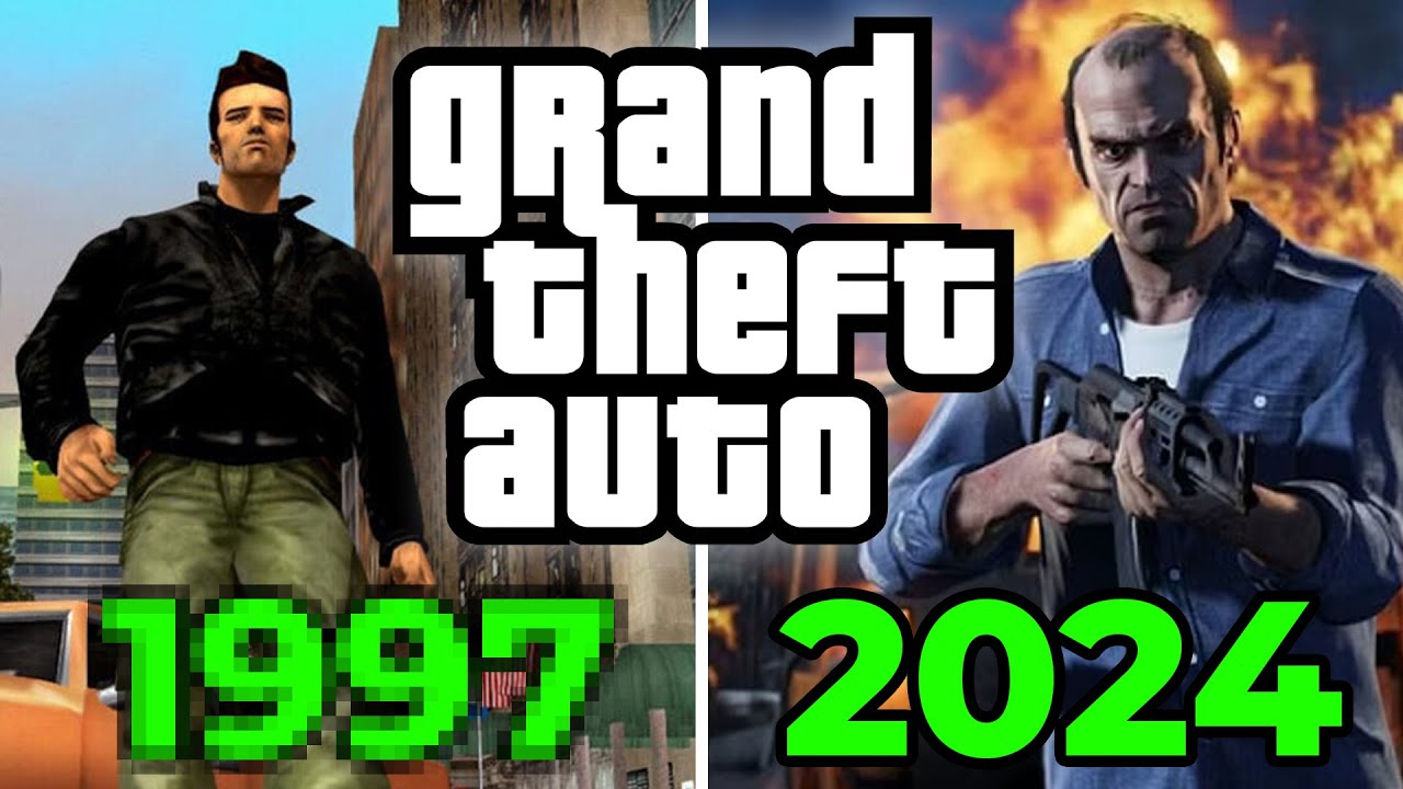 Evolution of Grand Theft Auto 1997-2024