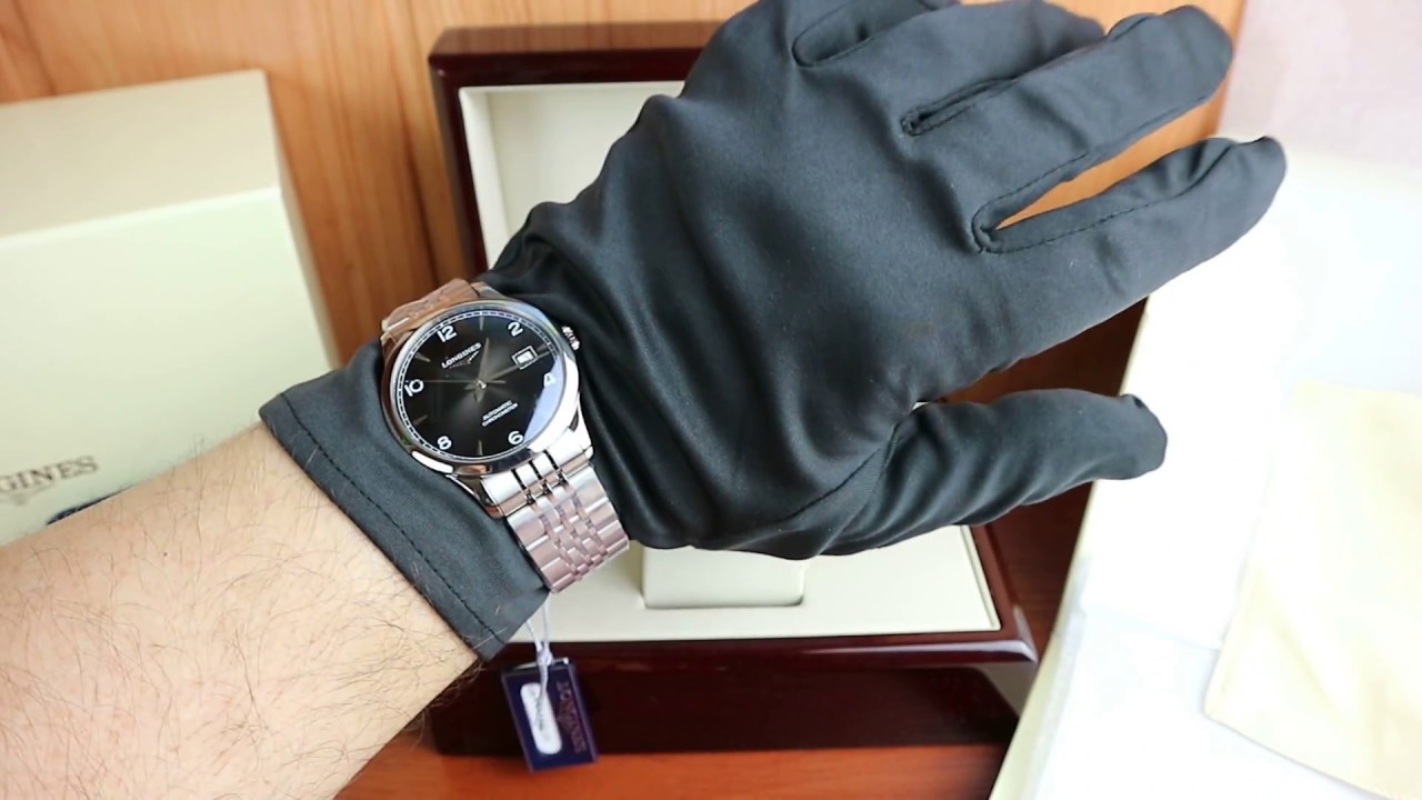 Longines Record 39mm COSC Chronometer Black Dial