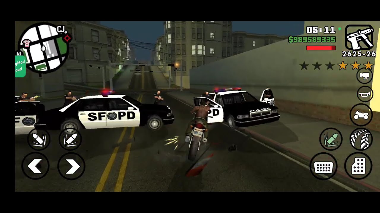 Fuga de 4 rodas (Elegant)... Pego na explosão... Fuga sobre duas rodas (BF400)... #gtasanandreas 